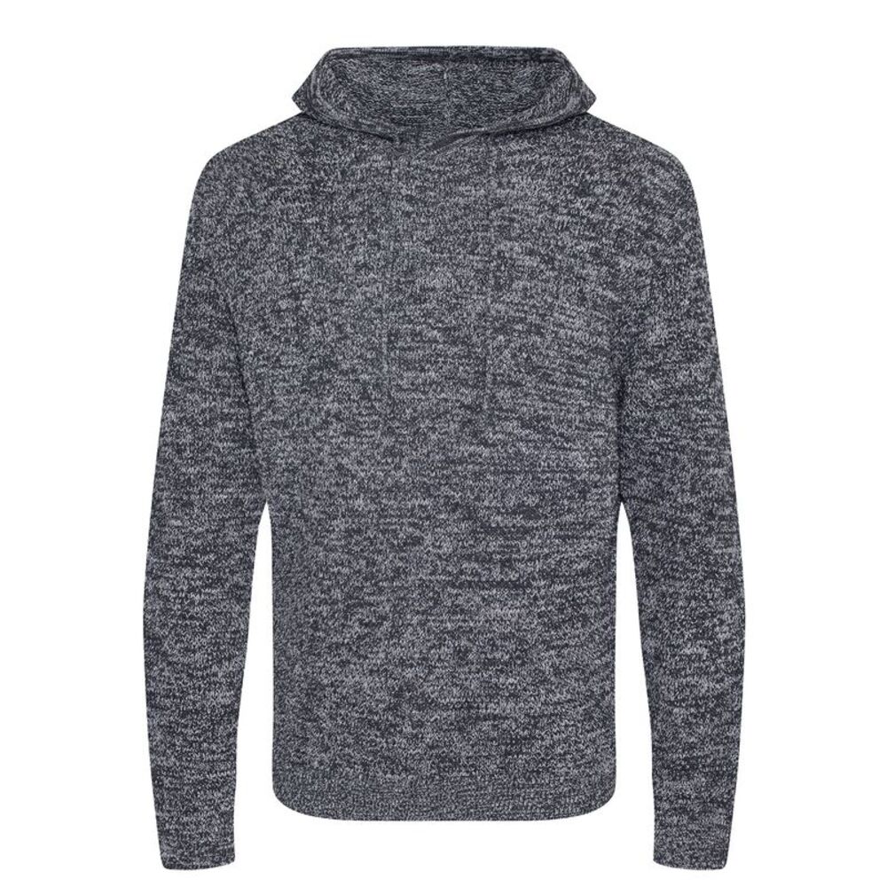 Ecologie Mens Iguazu Knitted Hoodie / Heather/Charcoal